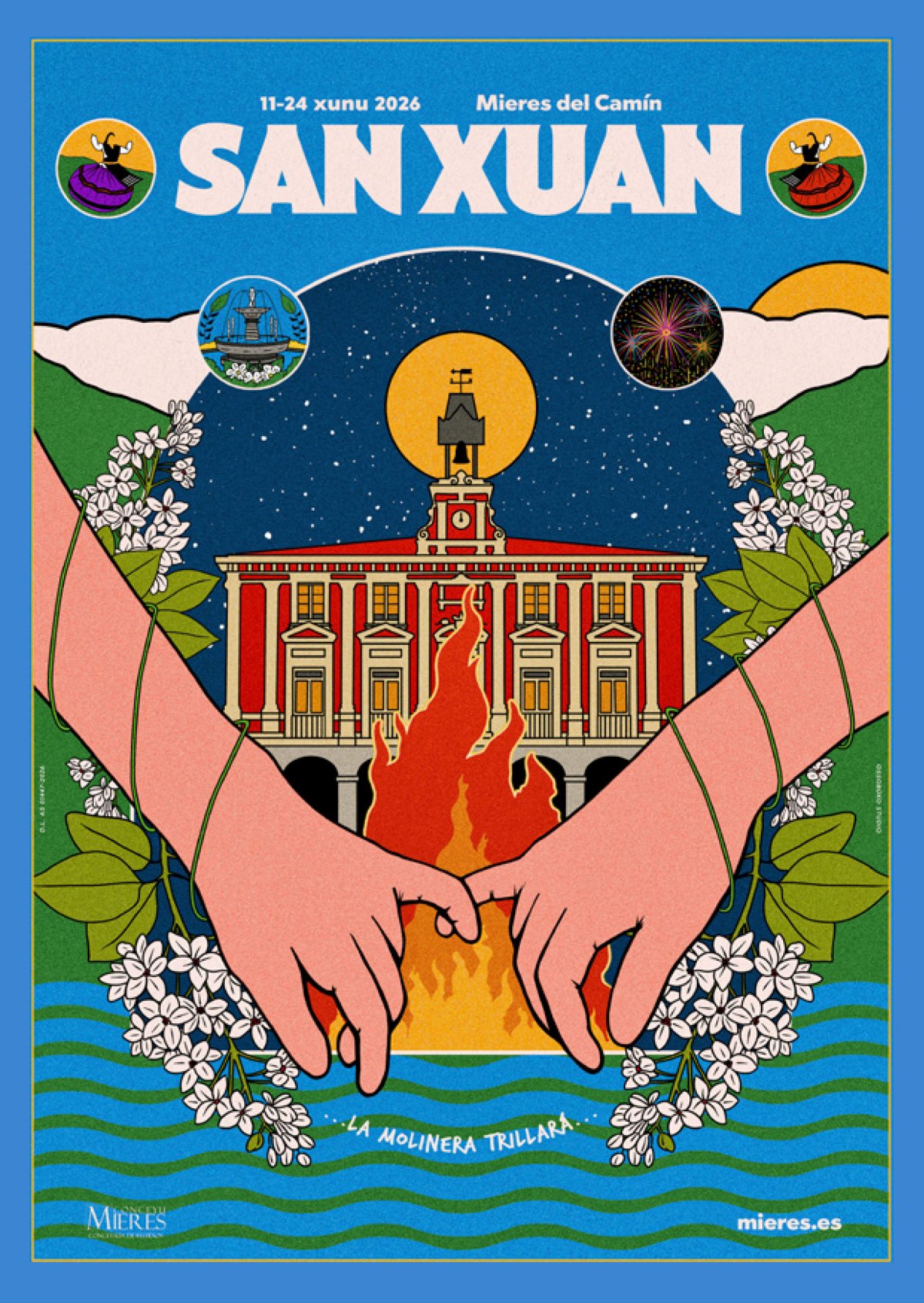 Cartel festivo de San Xuan Mieres 2026