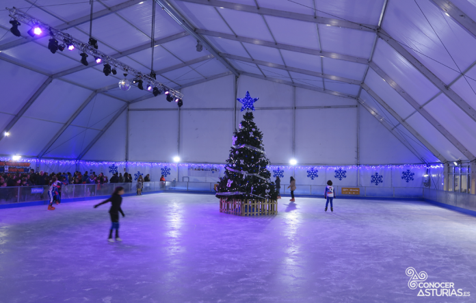 pistas de patinaje hielo navidad gijón