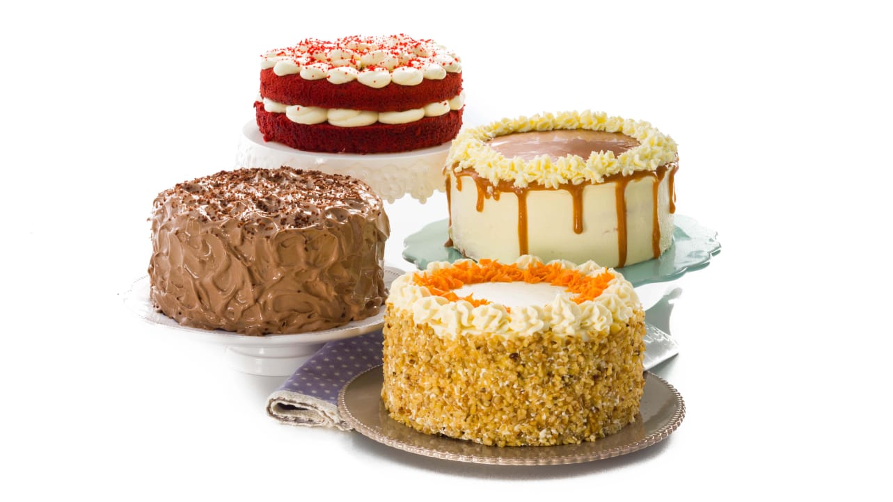 ¿Y de postre? Algunas de sus deliciosas tartas.