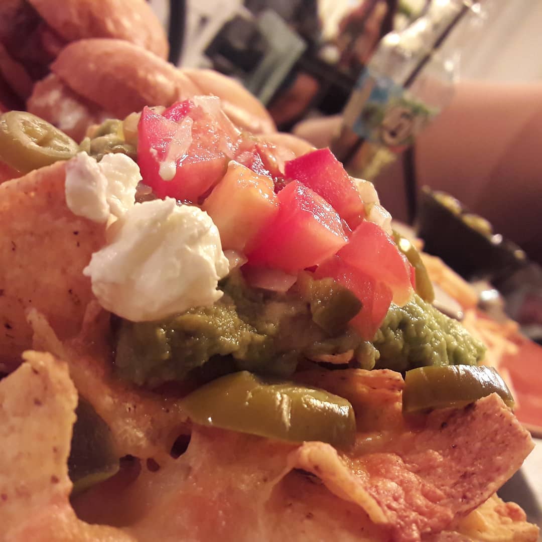 Nachos para empezar.