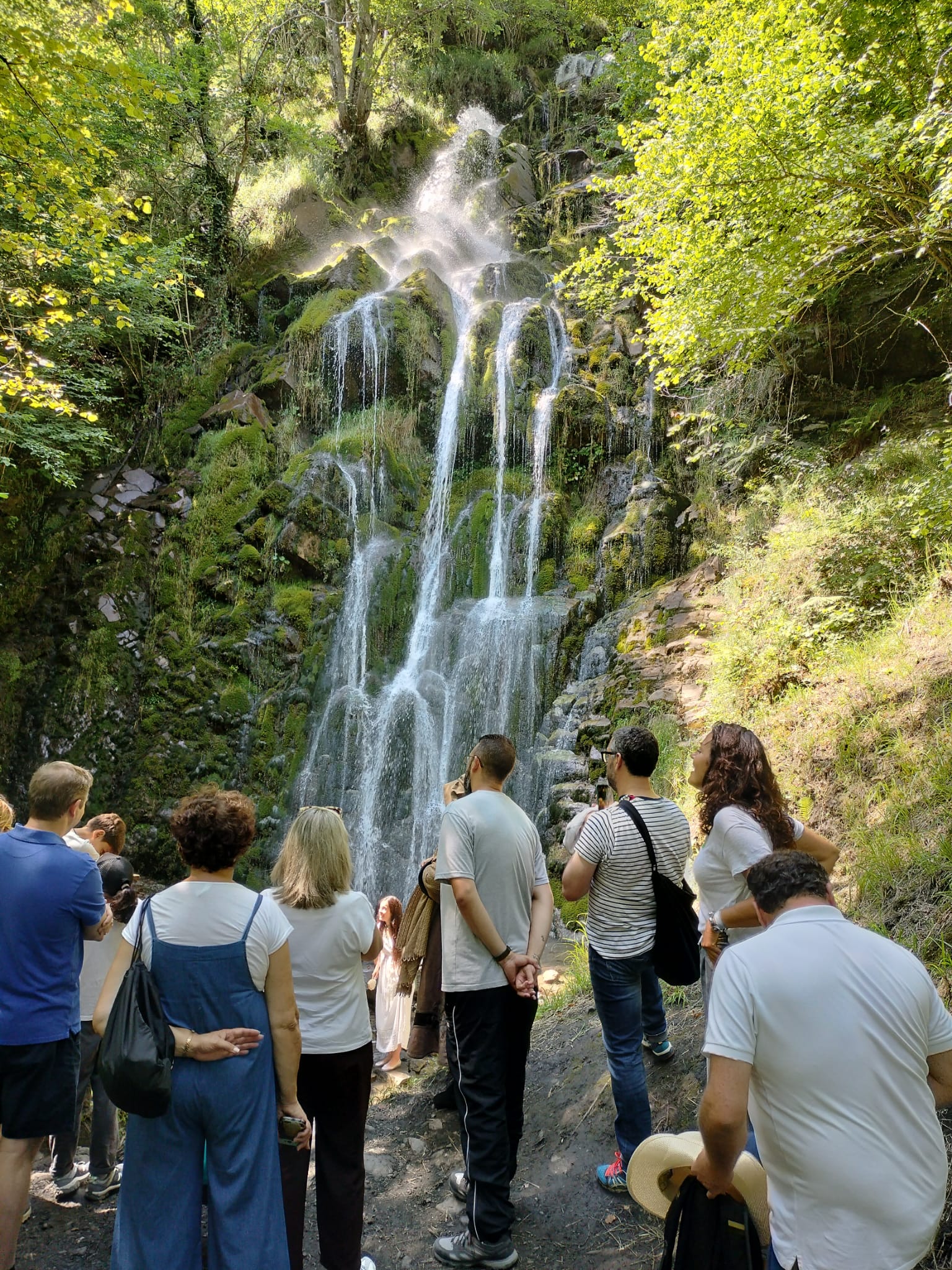Cascada de Xurbeo, uno de los escenarios del programa de verano de Aller 2026
