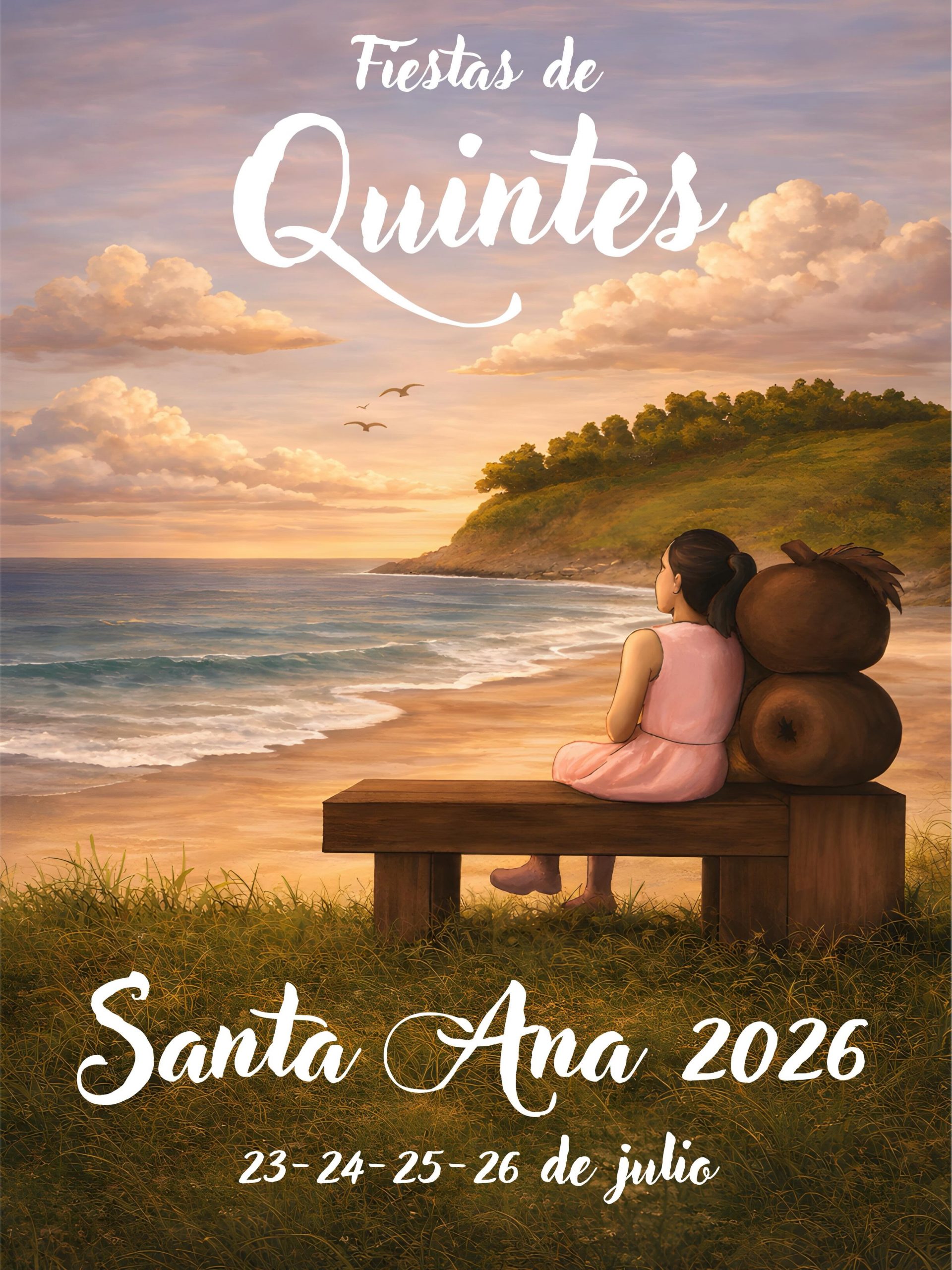 Cartel de las Fiestas de Santa Ana 2026 en Quintes, Villaviciosa
