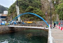 Cudillero ya tiene nueva pasarela peatonal en el puerto, tras una renovación integral de más de 425.000 euros